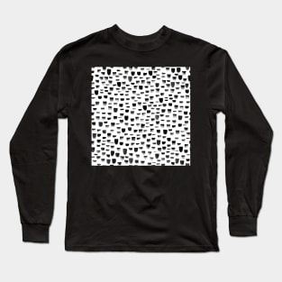 Black and White Spots Long Sleeve T-Shirt